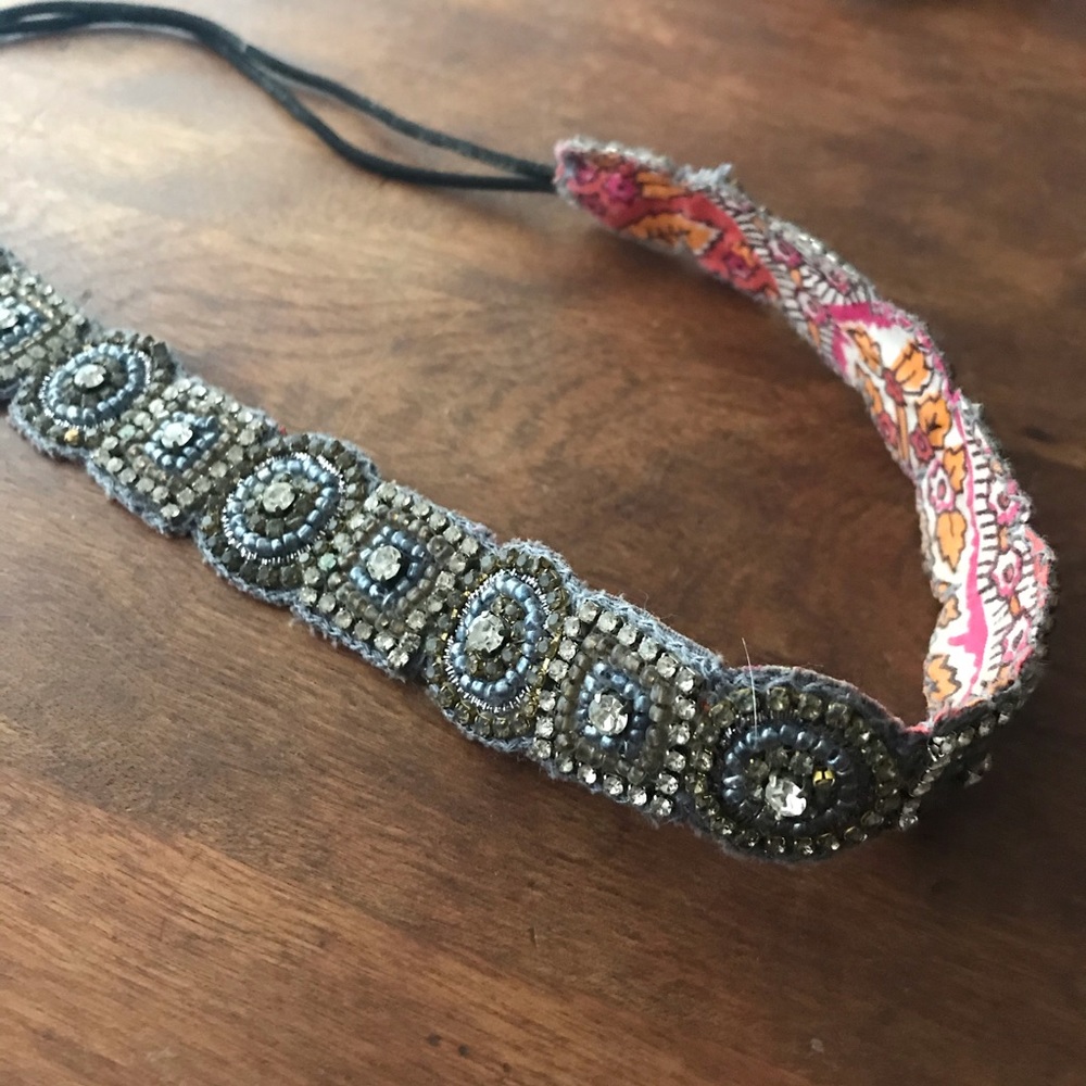 Stone and Crystal Anthropologie Headband